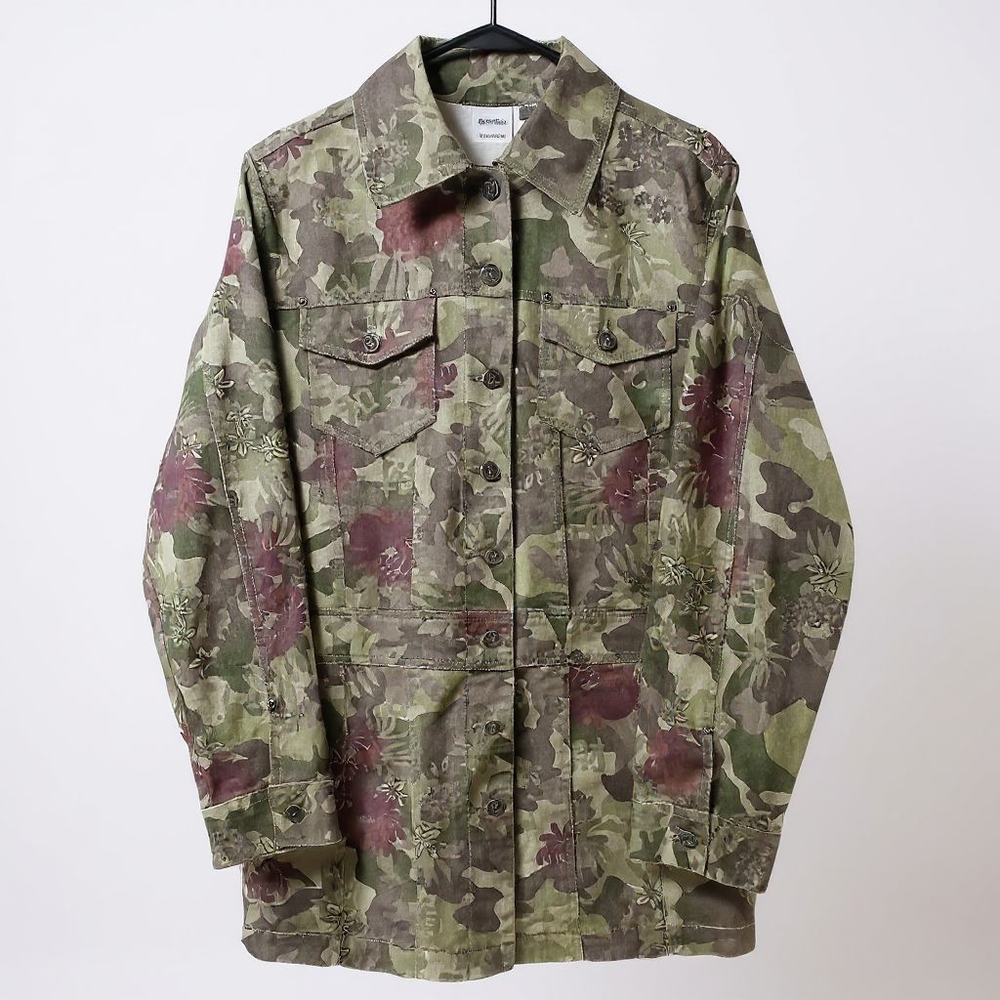 Roaman's Camouflage Jean Jacket